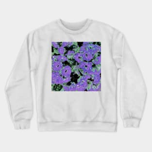 Illustration Purple Kalanchoe Plant Crewneck Sweatshirt